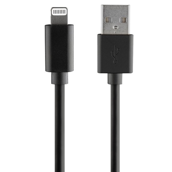 Rove Lightning to USB Cable  Black RV06201